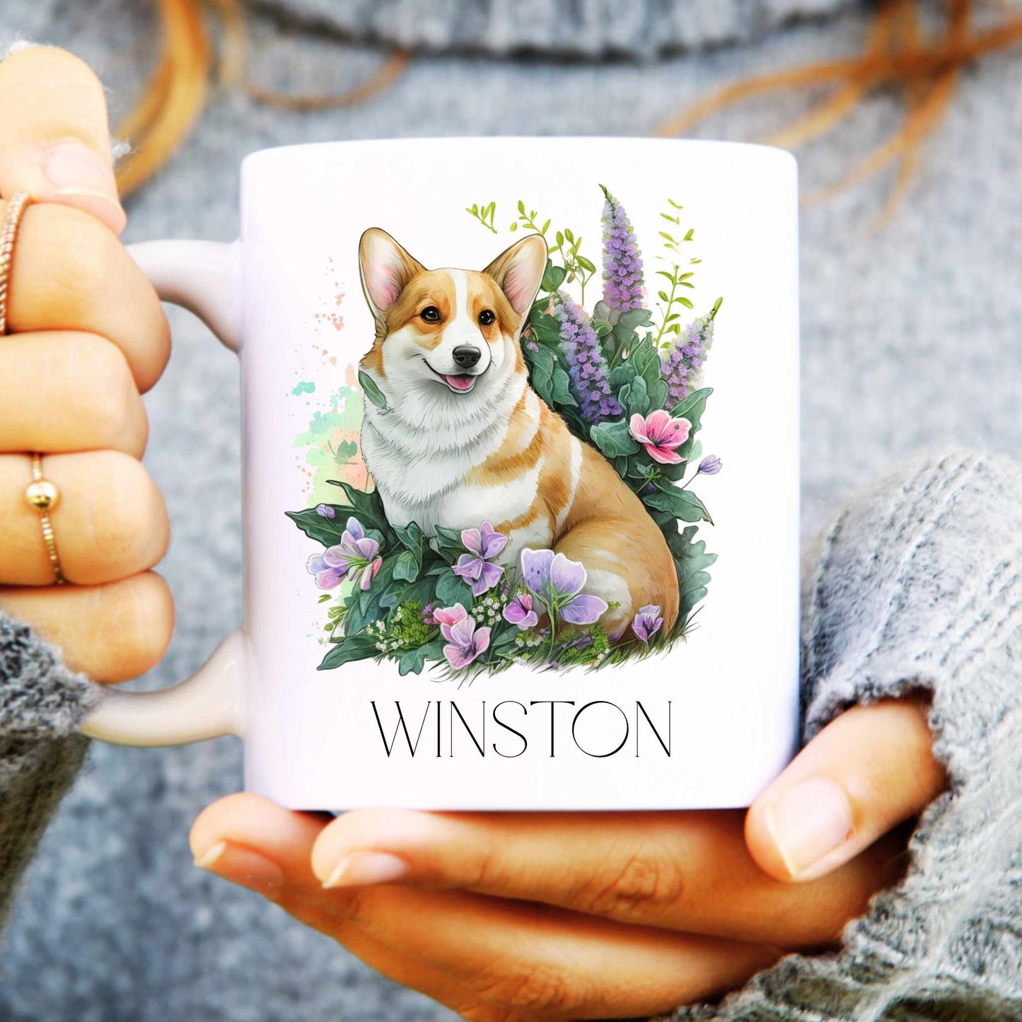 Custom Corgi Coffee Mug - Celebrate Your Love for Cuddly Corgis