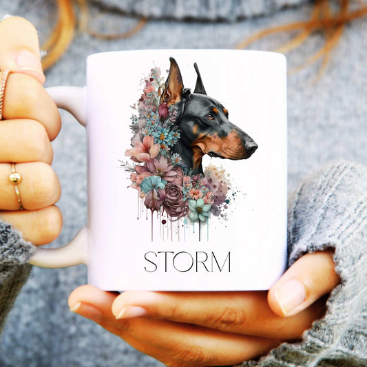 Personalised Doberman Coffee Mug - A Perfect Gift for Doberman Lovers
