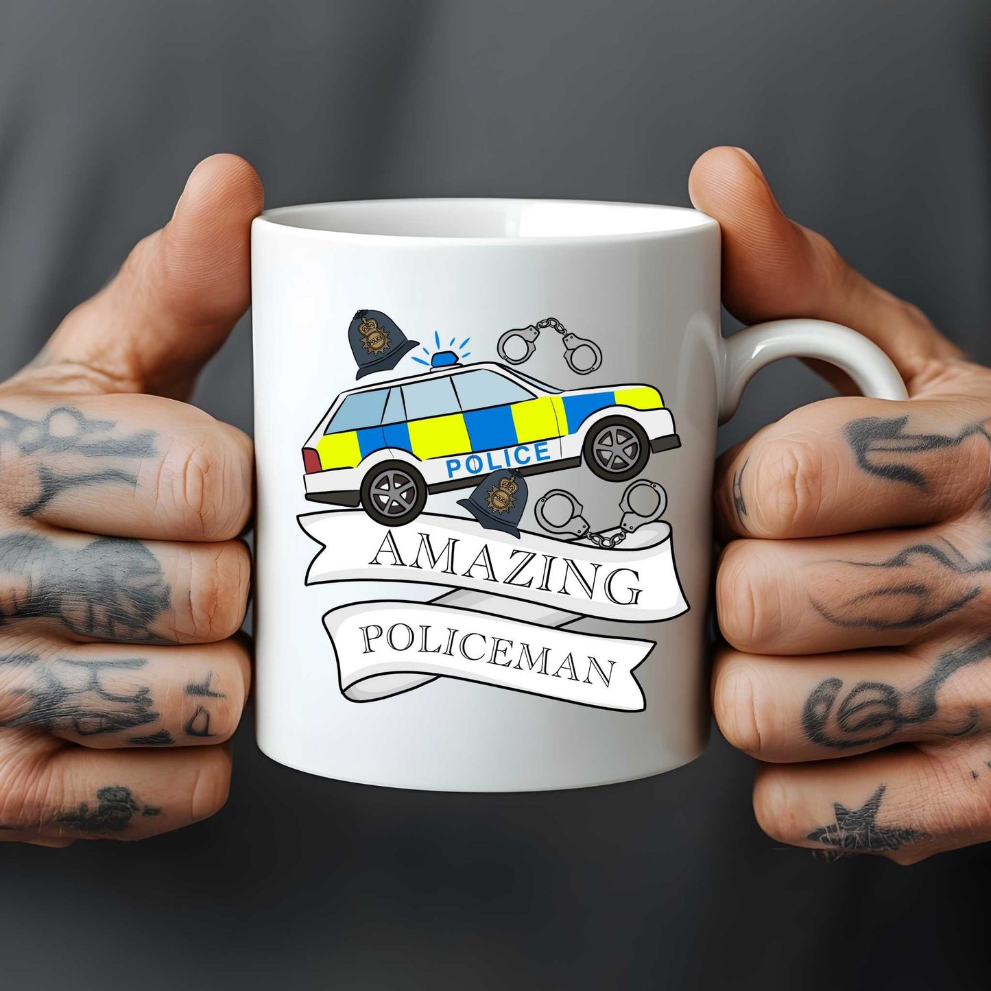 Heroic Brew - Policeman Coffee Mug for the Brave Protector