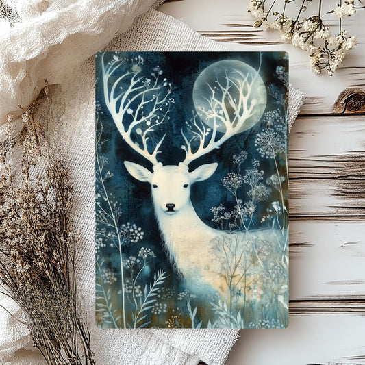 Stag Birthday Card - Handmade Nature Design - Perfect for Wildlife Lovers
