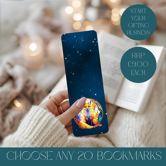 Wholesale Custom 20 Bookmarks - Perfect For Gift Shops