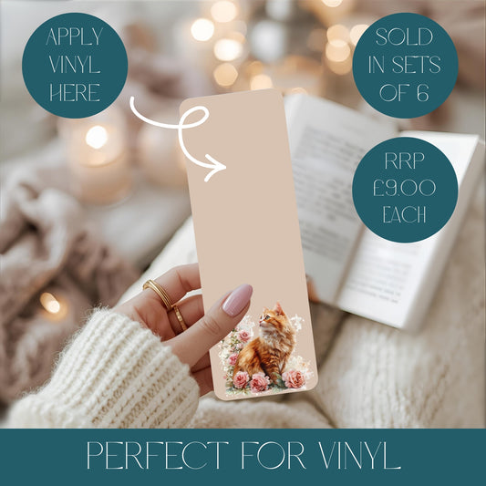 Wholesale Aluminium Cat Bookmarks - Perfect for Vinyl Users
